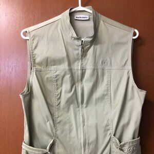 Knee length pants and vest